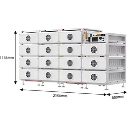 Стійка для акумуляторів Deye BOS-B-RACK 15шт [158404] - мініатюра 3