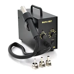 Термоповітряний ремонтна паяльна станція BAKKU BK-857, фен (305*232*175) 2,4 кг