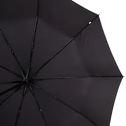 Чоловіча складана парасолька повний автомат Happy Rain 107 см чорна - мініатюра 2
