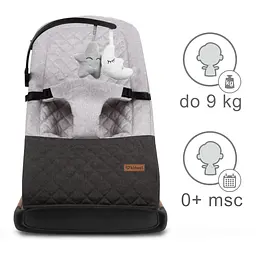 Крісло-гойдалка Kidwell Laro Grey/Wooden - мініатюра 9