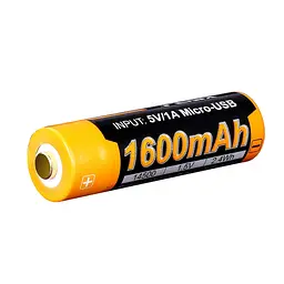 Акумулятор 14500 Fenix 1600 mAh Li-ion зарядка micro usb (ARB-L14-1600U)