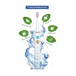 Электрическая зубная щетка AHealth SMART SONIC SMILE 1 white (AHsss1w) - миниатюра 2