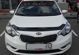 Дефлектор капоту мухобійка для Kia Cerato седан 2013