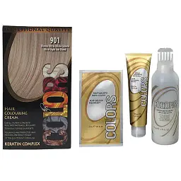 Фарба для волосся Maxima Professional Hair Сoloring з кератином колір 901 ультра світлий попелястий блондин