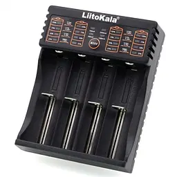 Зарядний пристрій LiitoKala Lii-402 4 слота Чорний (1478540220)