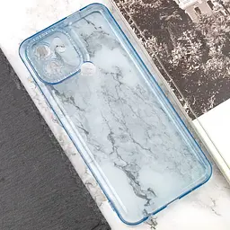 Чохол TPU Starfall Clear для Xiaomi Poco C51 Блакитний - мініатюра 4