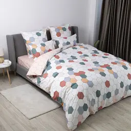 Комплект постільної білизни ТЕП Happy Sleep Барвисті соти двоспальний 50x70 - мініатюра 3