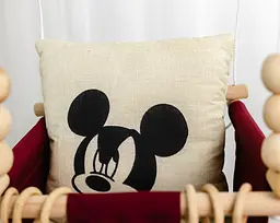 Гойдалка дитяча підвісна Mickey House, гойдалка дитяча м'яка тканинна - мініатюра 3