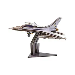 Дерев'яний 3D конструктор "F16" Арт-26913, 79 деталей - мініатюра 2