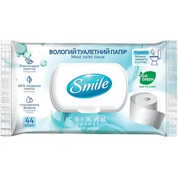 Влажная туалетная бумага Smile Sensitive 44 шт.