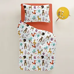 Дитяча постільна білизна в ліжечко COLORFUL ANIMALS CS2 COSAS (4822052108246) - мініатюра 2