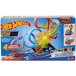 Трек Hot Wheels Шалені віражі та петлі (HXR70) - мініатюра 3