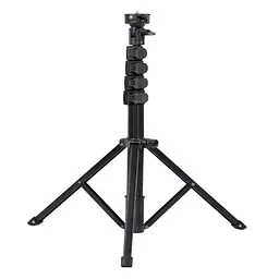 Штатив тринога з поворотною головою та кліпсами Wuw 1.6 м Black (28372_1880847)
