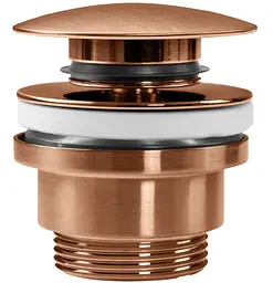 Донний клапан для умивальника Rea Click-Clack універсальний brushed copper REA-A5632