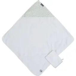 Рушник з капюшоном Childhome Forest, 80x80 см, м'ятний (CCBCJVF) - мініатюра 3