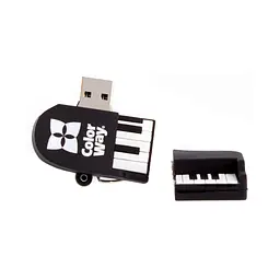 USB флеш накопичувач ColorWay Piano 32 GB 3.0 Black (CW-USBPO32) - мініатюра 3