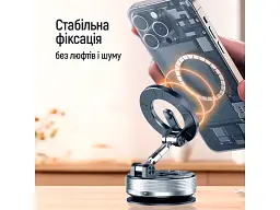 Автомобільний тримач для смартфона ColorWay MagSafe 360 Black (CW-CHM21-BK) - мініатюра 7
