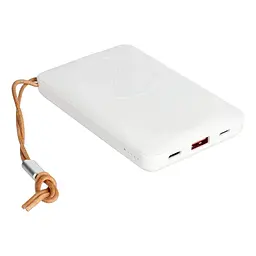 Зовнішній акумулятор VEGER 10000 mAh with wireless charging compatible with MagSafe PD QC3.0 2A 20W MagOn (VP1151 / W1151) white (VG-VP1151/W1151) - мініатюра 10