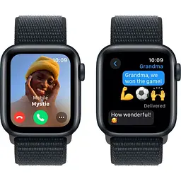 Apple Watch SE 2 GPS 40mm Midnight Aluminium with Midnight Sport Loop MRE03 UA - мініатюра 4
