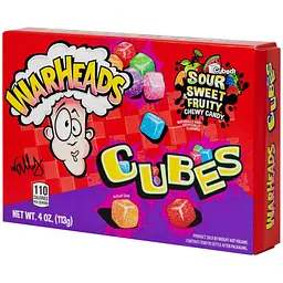 Жевательные конфеты Warheads Chewy Cubes 113 г - мініатюра 2