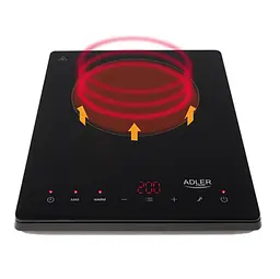 Індукційна плита з таймером Adler AD 6513 2000 Вт - мініатюра 4