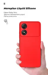 Чехол ArmorStandart ICON для ZTE Blade A34 Camera cover Red (ARM78958) - мініатюра 7