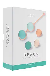 Вагінальні кульки Liebe Pleasure Toys Kewos, 14 см, м'ятний - мініатюра 5