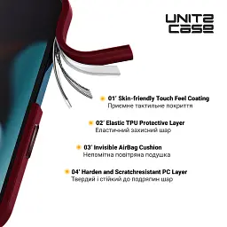 Чохол ArmorStandart UNIT2 для Apple iPhone 15 Marsala - мініатюра 3