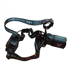 Ліхтар налобний акумуляторний 2x18650 ЗУ Type-C zoom FLUORESCENCE CT012-2P-TG - мініатюра 2