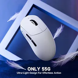 Ігрова бездротова мишка Attack Shark X8 Pro / Три режими підключення / 8К / Сенсор PAW3395 Pro / White - мініатюра 8