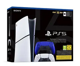 Ігрова консоль Sony PlayStation 5 Slim Digital Edition + DualSense Cobalt Blue - мініатюра 5