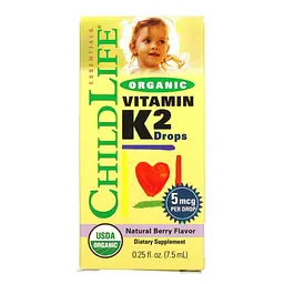 Другие добавки для детей Organic Vitamin K2 Drops 7.5 ml ChildLife vit0005883