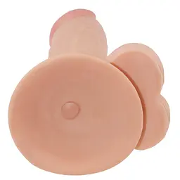 Фалоімітатор із присоскою LoveToy The Ultra Soft Dude Flesh 22 см тілесний - мініатюра 6