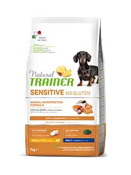 Сухий корм Natural Trainer Dog Sensitive Adult Mini With Salmon для дорослих собак дрібних порід 7 кг