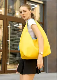 Жіноча сумка Sambag HOBO L жовто-блакитний 34 х 37 х 16 см (53300128) - мініатюра 2