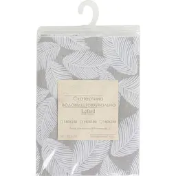 Скатертина водовідштовхувальна Lefard Home Textile Pineto gris 140х240 см(715-312) - мініатюра 5