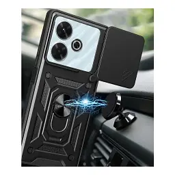 Чохол до мобільного телефона BeCover Military Xiaomi Redmi 13 Black (711551) - мініатюра 4