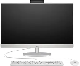 Комп'ютер персональний моноблок HP (Hewlett-Packard) All-in-One 27 FHD IPS AG, AMD R7-7730U, 16GB, F512GB, UMA, WiFi, кл+м, DOS, білий