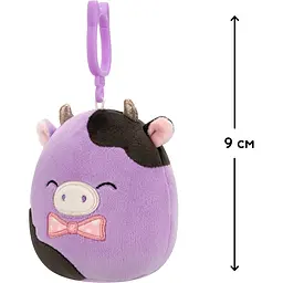 М'яка іграшка на кліпсі Squishmallows Корівка Олексі 9 см (SQCP00463) - мініатюра 7