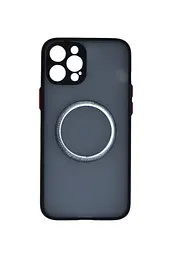 Магнітний чохол XON PhoneCase Magnetic для iPhone 12 Pro Max (PCMB1112400B 9625) Чорний