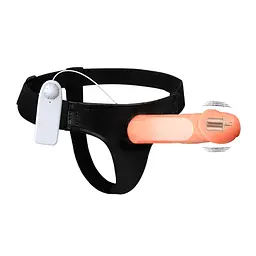 Страпон - Baile Jessica Strap On Vibrating, 17 см - мініатюра 9