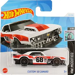 Базовая машинка Hot Wheels HW Modified Custom '68 Camaro белая (5785)