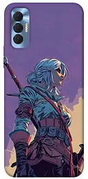TPU чохол Demsky The witcher ciri для TECNO Spark 8P