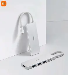 USB-хаб Xiaomi Type-C 5-in-1 Docking Station (XMDS05YM) [81685] - мініатюра 3