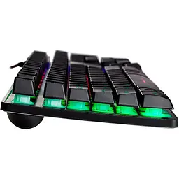 Клавіатура REAL-EL Comfort 7090 Backlit Black (EL123100031) [128767] - мініатюра 8