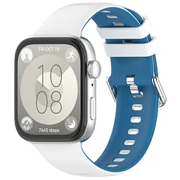Ремінець ArmorStandart для Huawei Watch Fit 3 / 4 / 4 Pro White Blue (ARM89076)