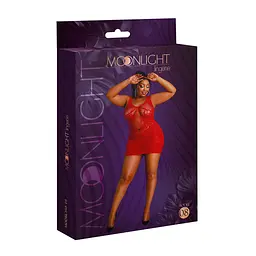 Сукня-бодістокінг Moonlight Plus Model 08 XL-XXXL Red - мініатюра 5