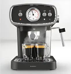 Ріжкова кавоварка еспресо Silver Crest SEM 1050 В1 - мініатюра 2
