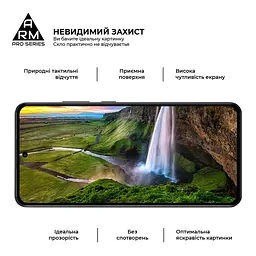 Захисне скло на OPPO Reno12 FS 5G/Reno12 F 4G з олеофобним покриттям, Pro, повне проклеювання, антистатичний і пиловідштовхуючий шар, 9H, самоклеючеся, 2.5D, на весь екран, антистатичний клей, ArmorStandart (ARM81826) - мініатюра 4