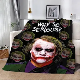 Плед 3D Джокер Why so serious? 11606 160х200 см